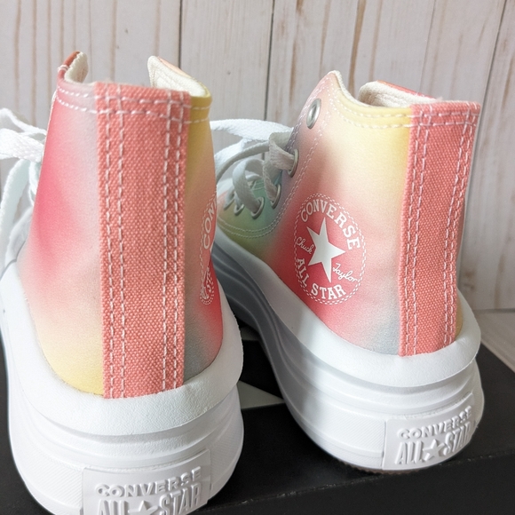 CONVERSE CHUCK TAYLOR ALL STAR MOVE PLATFORM KIDS NIB - Picture 5 of 9